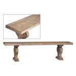 Marshall Wooden Bench | Solid Wood Dining Bench | Mango Wood Bench | Dining Room Bench | Soni Art