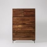 Inzella Mango Wood Chest of Drawers | Wooden Storage Furniture | Soni Art