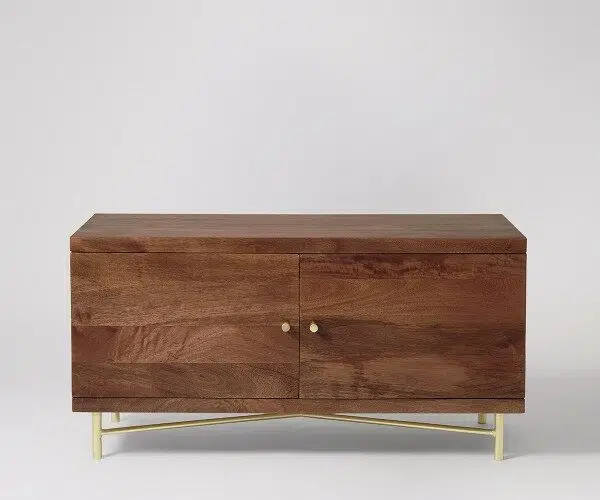 Deluz Wooden TV Console | Wooden Console Table | Wooden TV Units | Solid Wood Console Table | Soni Art