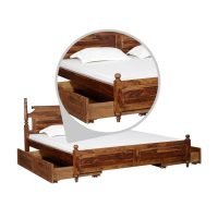 Arpino Classic Indian Bed Brown Colour - Image 5