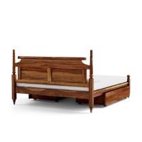 Arpino Classic Indian Bed Brown Colour - Image 6