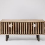 Debar Wooden TV Console | Mango Wood TV Cabinet | TV Cabinet with Storage | Wooden TV Unit | Solid Wood TV Unit | Soni Art