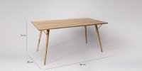 Vina Mango Wood Dining Table 63 Inch - Image 5