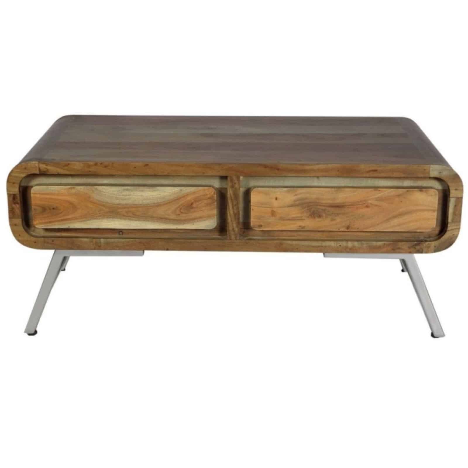 Edrine Coffee and Centre Table | Buy Coffee Table with Storage | Sheesham Wood Coffee Table | Sheesham Wood Furniture Online | Soni Art