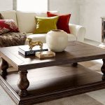 Mevik Carved Brown Color Coffee Table | Wooden Coffee Table by Soni Art | Carved Furniture | Soni Art