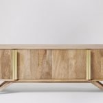Sofia Wooden TV Console | Wooden TV Unit | Wooden Entertainment Unit | Solid Wood TV Unit | Soni Art