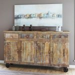 Ttinto Antique Wooden Sideboard | Mango Wood Furniture | Wooden Storage Furniture | Soni Art