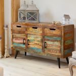 Venecia Sideboard | Solid Wood Sideboard | Reclaimed Wood Furniture | Boat Wood Furniture | Sustainable Furniture | Soni Art