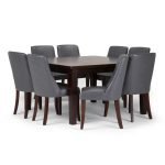Wooden Dining Set of 8 Chairs | Mango Wood Dining Set | Wooden Dining Table | Upholstered Dining Chairs | Soni Art