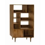 Ashton Solid Wood Bookshelf | Solid Wood Bookshelf | Wooden Bookshelf | Buy Wooden Bookshelf Online in India | Soni Art