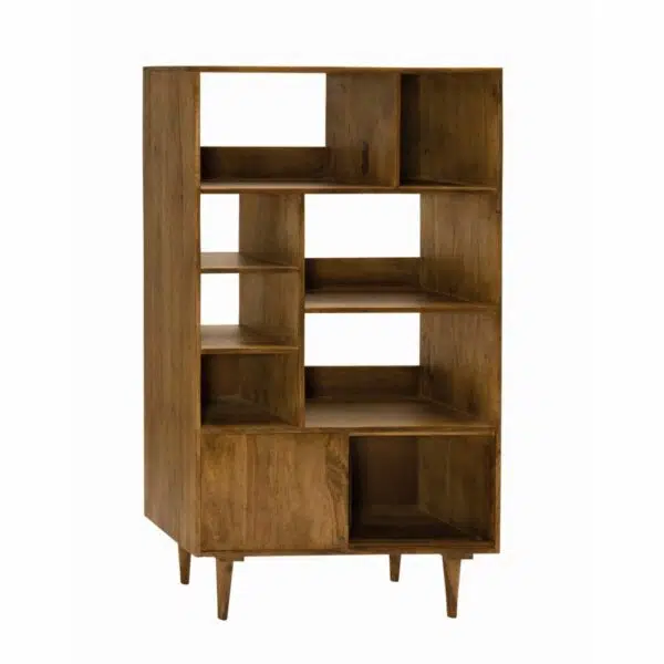 Ashton Solid Wood Bookshelf | Solid Wood Bookshelf | Wooden Bookshelf | Buy Wooden Bookshelf Online in India | Soni Art
