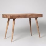 Hvid Solid Acacia Wood Work Desk 45x20x30 inch | Wooden Study Desk | Wooden Work Desk | Solid Wood Desk | Acacia Wood Furniture | Soni Art