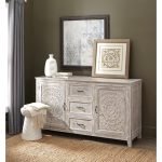 Alto Hand Carved Wooden Sideboard | Wooden Sideboard Online in India | Bedroom Storage Furniture Online | Mango Wood Sideboards | Soni Art
