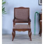 Ankila Sheesham Wood Accent Side Chair | Wooden Chair | Wooden Dining Chair | Carved Dining Chair | Wooden Chair Furniture | Soni Art