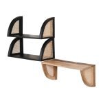 Fazana Wooden Wall Decor Shelves Set of Three