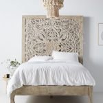 Roan Solid Carved Wood Bed | Solid Wood Bed | Wooden bedroom Furniture | Buy Mango Wood Beds Online | Buy Wooden Double Beds Online | Soni Art