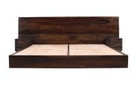 Venta Solid Sheesham Wood Floating Bed - Image 2