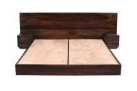 Venta Solid Sheesham Wood Floating Bed - Image 4