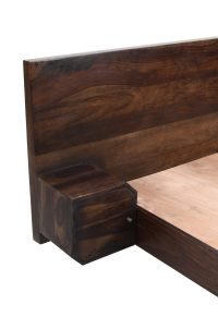 Venta Solid Sheesham Wood Floating Bed - Image 3