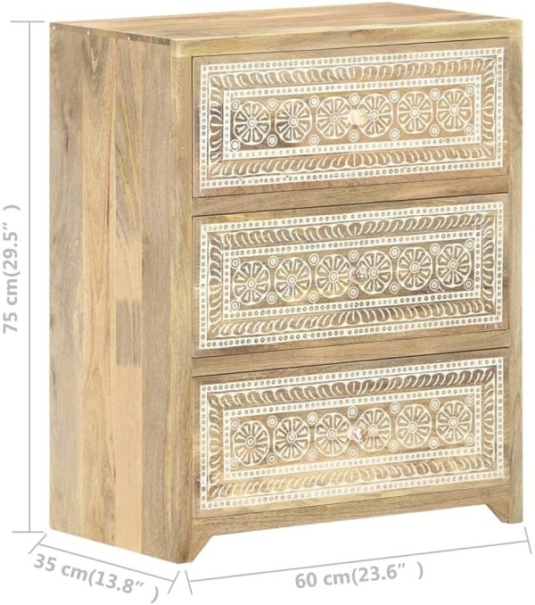 0005490 side cabinetwood storage cabinetfreestanding sideboardliving room kitchen dining room furniture wood 23.6 x 11.829.5 | Soni Art