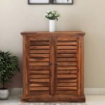 Eten Solid Sheesham Wood Shoe Cabinet Size 35x15x35 inches | Buy Sheesham Wood Shoe Cabinet Online | Sheesham Wood Cabinet | Solid Wood Cabinet | Soni Art