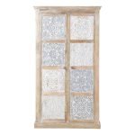 Dalton Hand Carved Solid Wood Wardrobe 39.3x19.6x70.8 Inches | Wooden Wardrobe | Bedroom Wardrobe | Bedroom Armoire | Wooden Cupboard | Buy Wardrobe Online | Soni Art