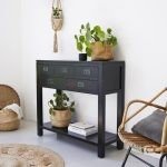 Pinero Solid Wood Console Table of Five Drawers | Wooden Console Table with Drawers | Console with Drawer Storage | Soni Art