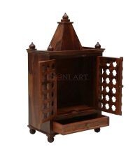Soesto Solid Sheesham Wood Carved Puja Mandir Temple - Image 6