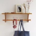 Praza Solid Wood Wall Mounted Hanger