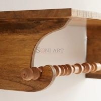 Praza Solid Wood Wall Mounted Hanger - Image 3