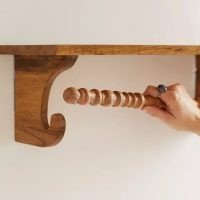 Praza Solid Wood Wall Mounted Hanger - Image 4