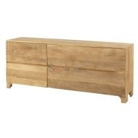 Brezz Solid Wood Storage Cabinet Chest of Drawer | Solid Wood Storage Cabinet | Storage Cabinet for Living Room | Wooden Chest of Drawers | Soni Art