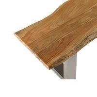 Live Edge Dining Set with Bench - Image 8