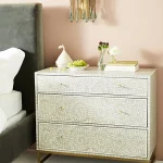Victor Bone Inlay Chest of Drawers Cabinet | Buy Wooden Chest of Drawers | Buy Wooden Cabinet with Drawers | Bone Inlay Furniture | Bone Inlay Chest of Drawers | Soni Art