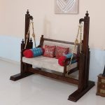 Rajwadi Sheesham Wood Jhula Swing | Wooden Swing | Solid Wood swing | Wooden Jhula Swing | Swings for Living Room | Soni Art