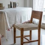 Lovnas Solid Wood Hand Woven Chair | Buy Wooden Chair | Buy Woven Chair | Dining Chair Online | Buy Wooden Bar Chair Online | Soni Art