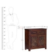 Aspet Solid Wood Two Door Cabinet - Image 3