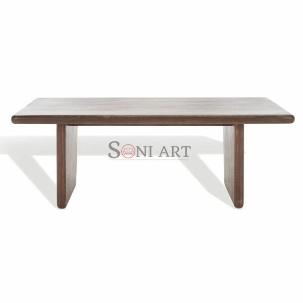 SAFAVIEH Couture Collection Felicity Walnut Wood Coffee Table 2 | Soni Art