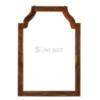 Allan Hand Carved Solid Sheesham Wood Dressing Table with Mirror 3 Drawers Soni Art - Image 7