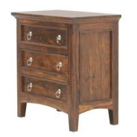 Allan Hand Carved Solid Sheesham Wood Dressing Table with Mirror 3 Drawers Soni Art - Image 9