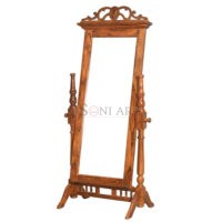 Granki Sheesham Wood Cheval Standing Mirror - Image 2