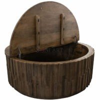 Viewpoint Solid Wood Coffee Table – Hidden Storage | Handcrafted by Soni Art - Image 7