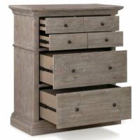 Belvoir 4 Drawer Mango Wood Dresser Handcrafted Chest of Drawers by Soni Art - Image 3