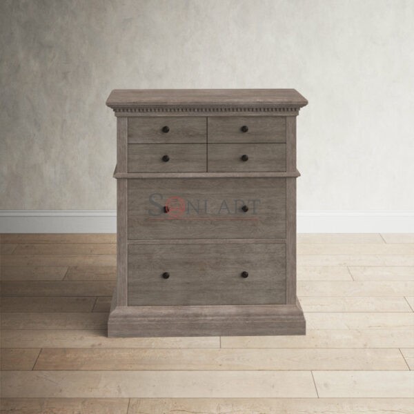 Belvoir 4 Drawer Mango Wood Dresser Handcrafted Chest of Drawers by Soni Art | Buy Wooden Dressing Table Online | Buy Wooden Chest of Drawer Online | Soni Art | Solid Wood Furniture Online
