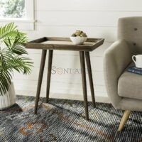 Brycin Tray Top End Table | Buy Wooden End Tables Online | Side & End Tables | Solid Wood Furniture Online | Soni Art