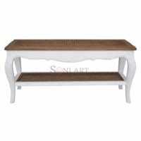 International Caravan Ashbury 2 tier Wooden Coffee Table - Image 3