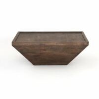 Rochelle Solid Wood Cone Shape Coffee Table - Image 2