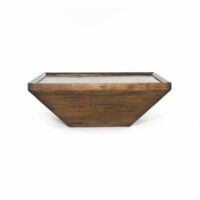 Rochelle Solid Wood Cone Shape Coffee Table | Wooden Coffee Table | Solid Wood Coffee Table Online | Soni Art
