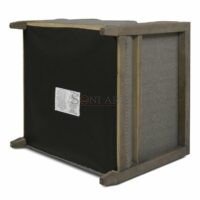 Greyport Coastal Farmhouse Upholstered Armchair with Tufted Back Solid Wood Frame Soni Art - Image 7