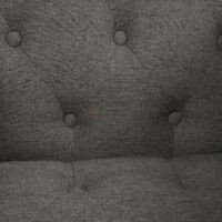 Greyport Coastal Farmhouse Upholstered Armchair with Tufted Back Solid Wood Frame Soni Art - Image 13